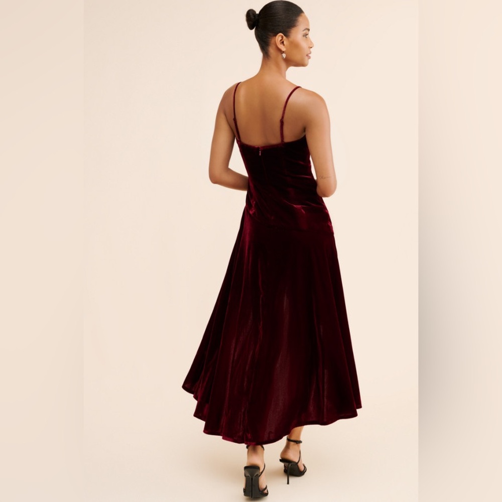 Bardot Sorella Velour Midi Dress Women’s Size Small NWT - Picture 4 of 9
